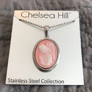 ISO Stainless Steel Angel Necklace